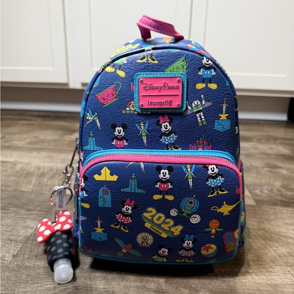 Walt Disney World 2024 - Mickey Mouse and Friends Loungefly Mini Backpack – New! main image 5